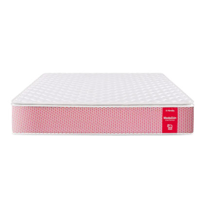 Combo Colchón Medallón + Base Cama Element Doble Gris Oscuro
