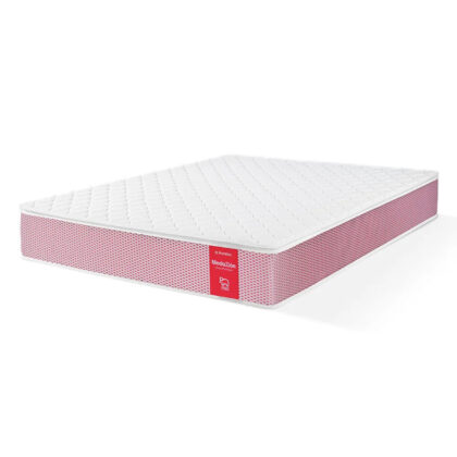 Combo Colchón Medallón + Base Cama Element Doble Gris Oscuro